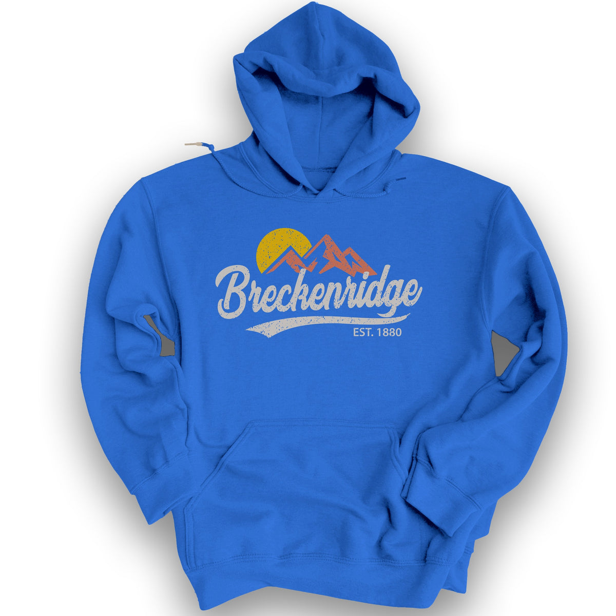 Breckenridge Vintage Script Hoodie - Royal