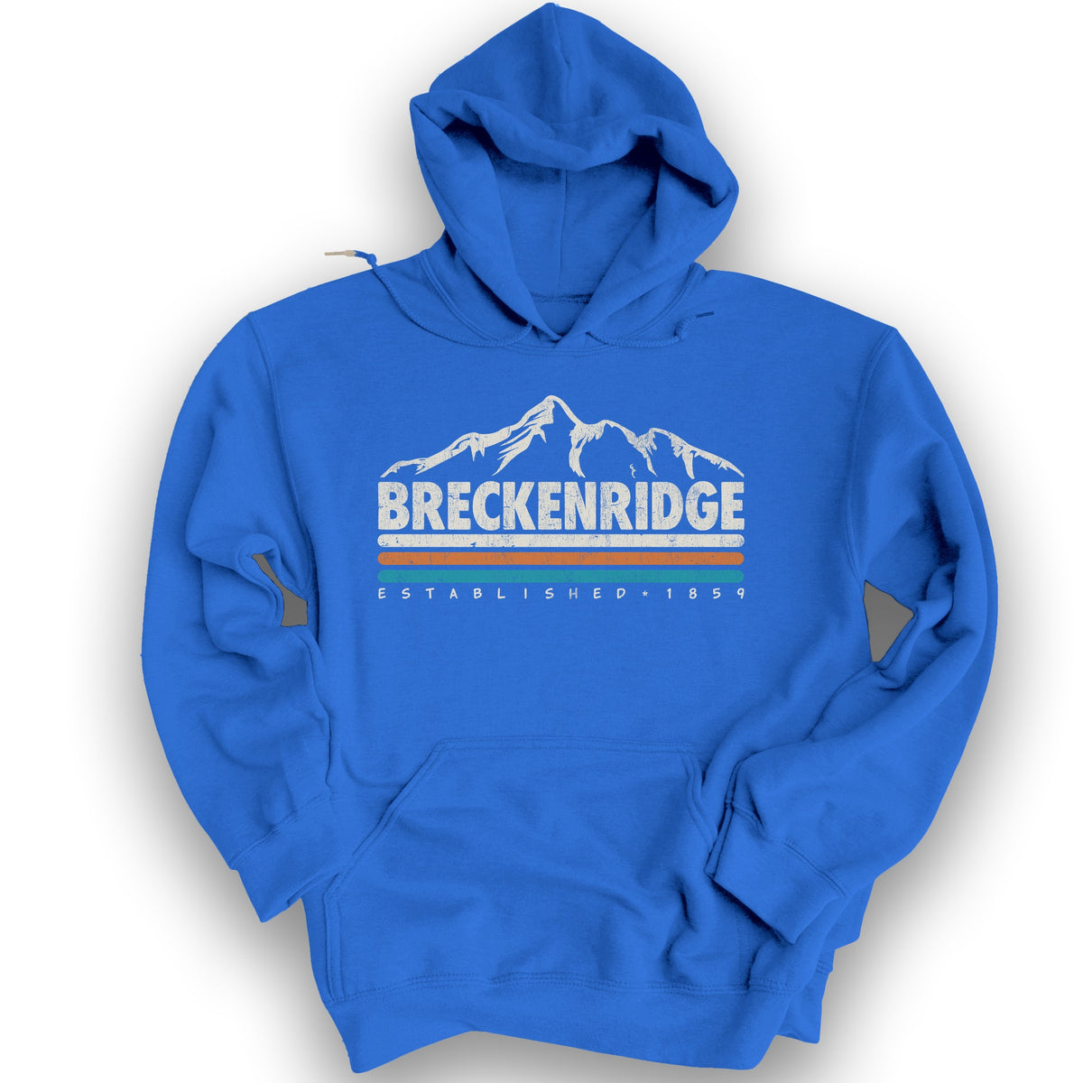 Breckenridge Retro Stripe Hoodie - Royal