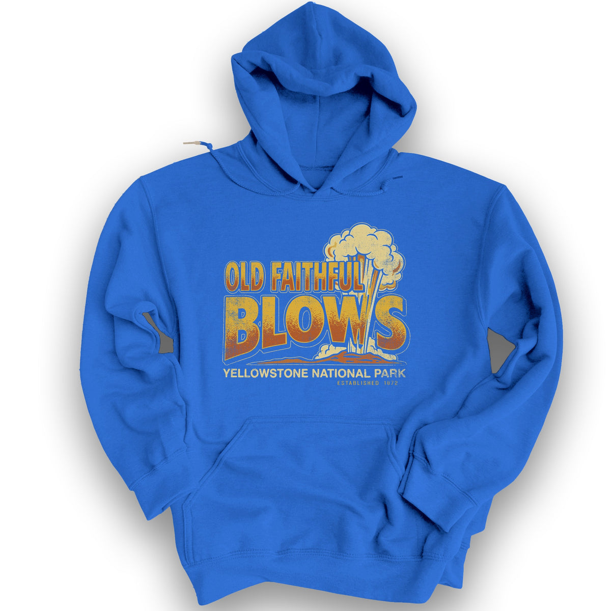 Old Faithful Blows Hoodie - Royal