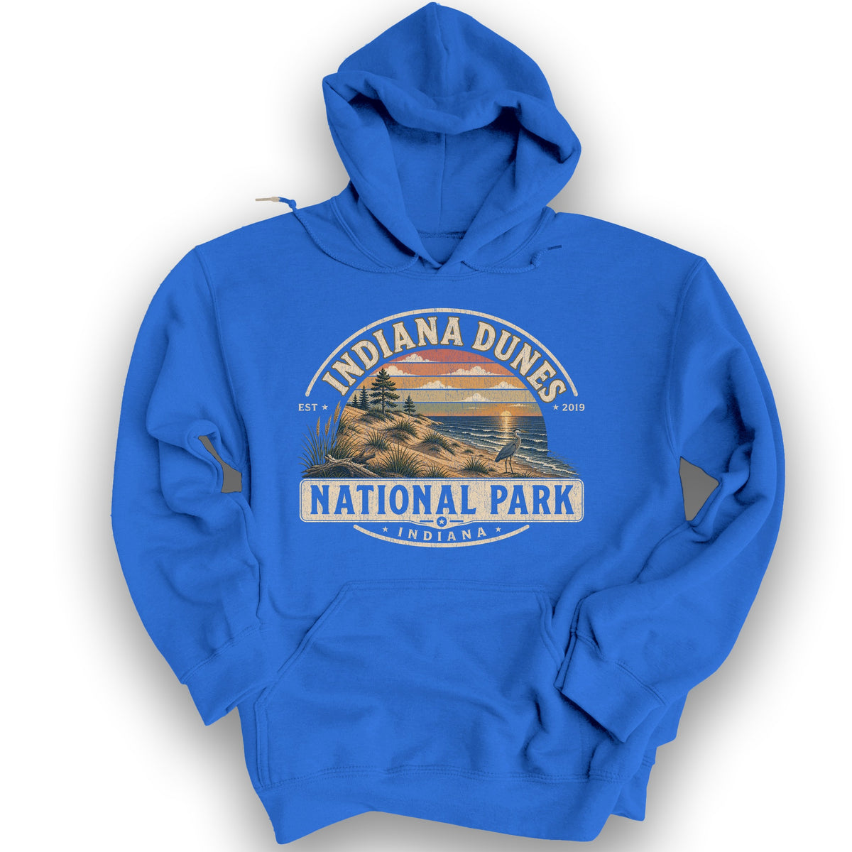 Indiana Dunes Medallion Hoodie - Royal