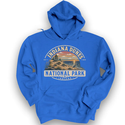 Indiana Dunes Medallion Hoodie - Royal