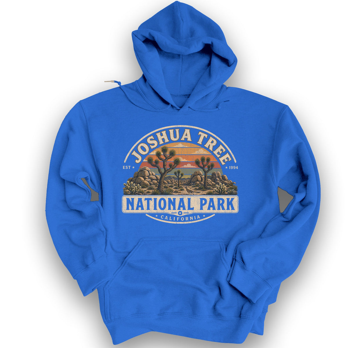 Joshua Tree Medallion Hoodie - Royal