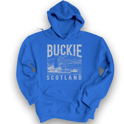 Buckie Scotland Sketch Hoodie - Royal