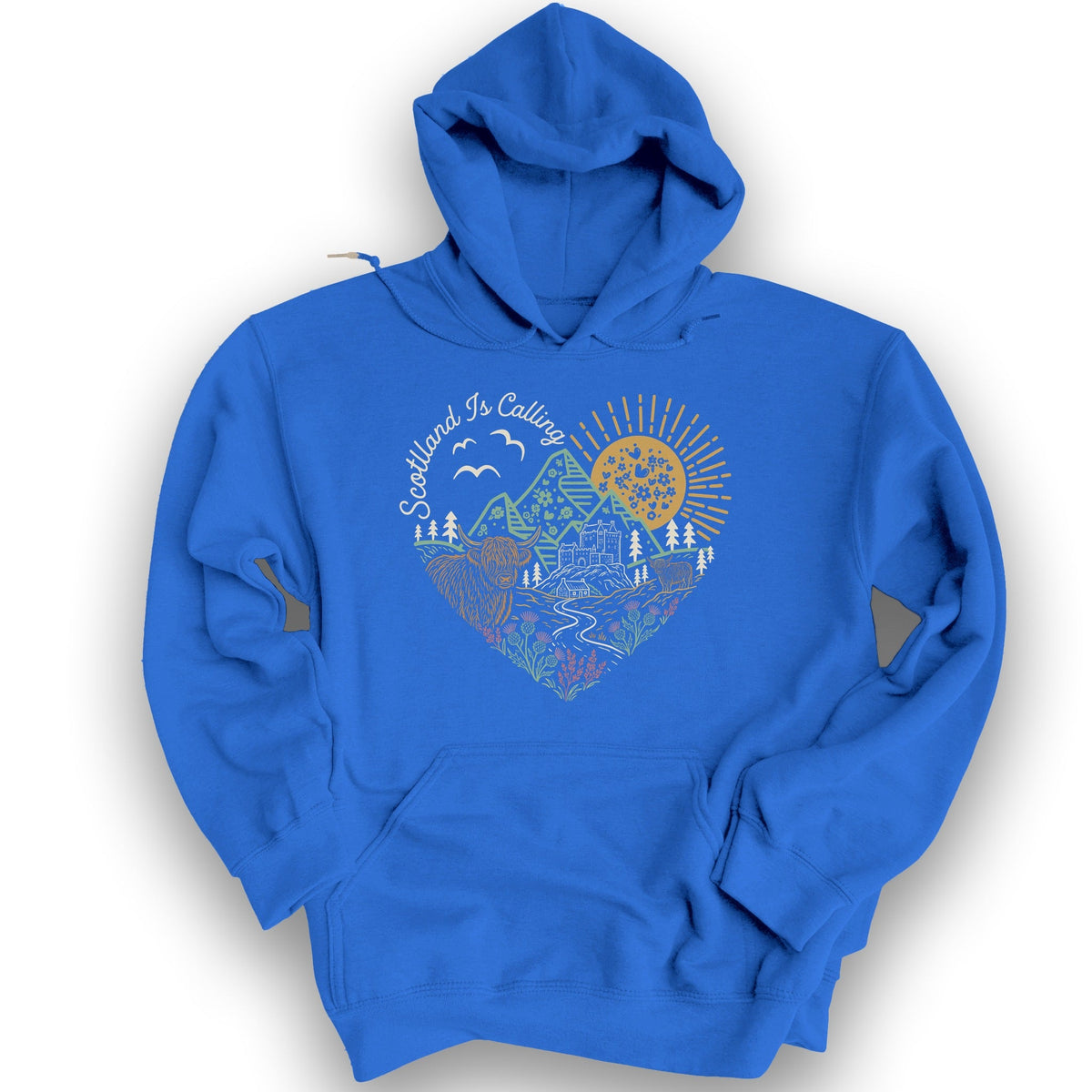 Bargain Bin Overstock! Scotland Is Calling Heart Hoodie
