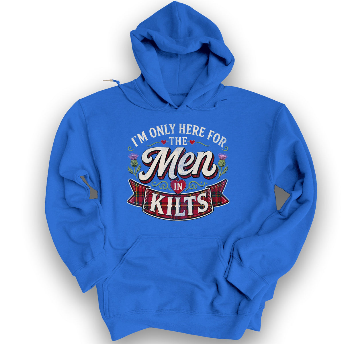 Men In Kilts Hoodie - Royal
