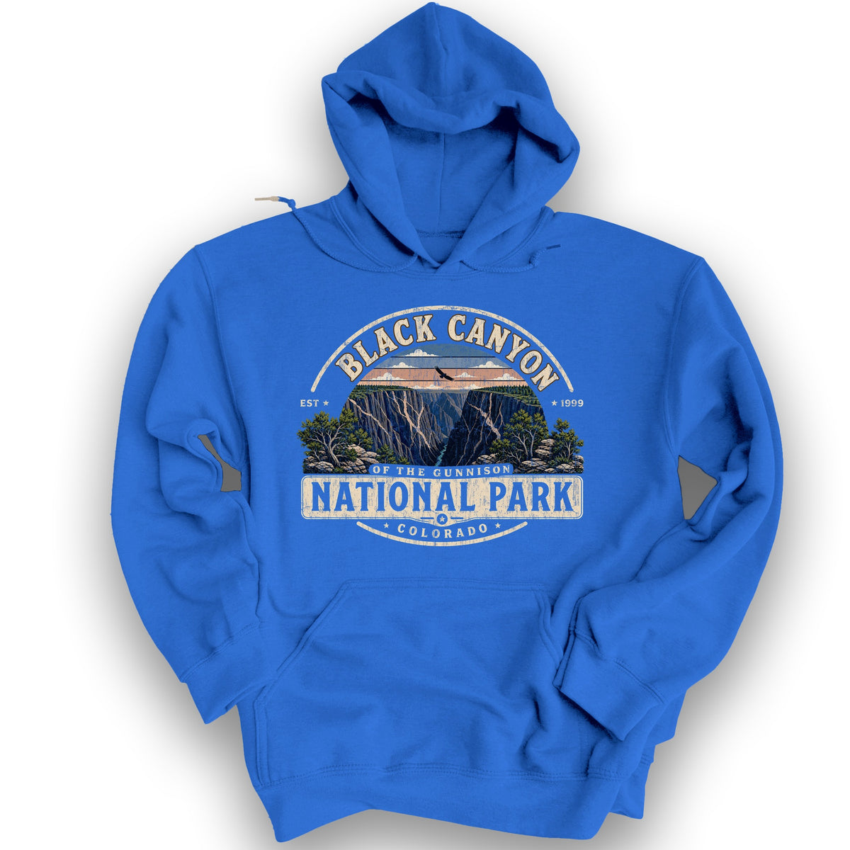 Black Canyon Medallion Hoodie - Royal