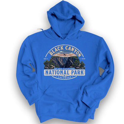 Black Canyon Medallion Hoodie - Royal