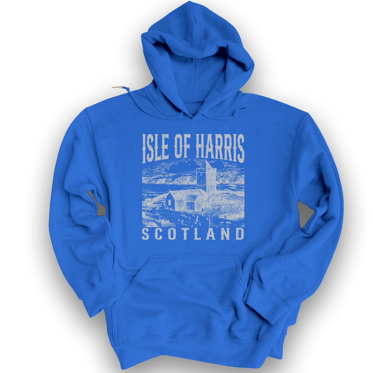 Isle of Harris Sketch Hoodie - Royal
