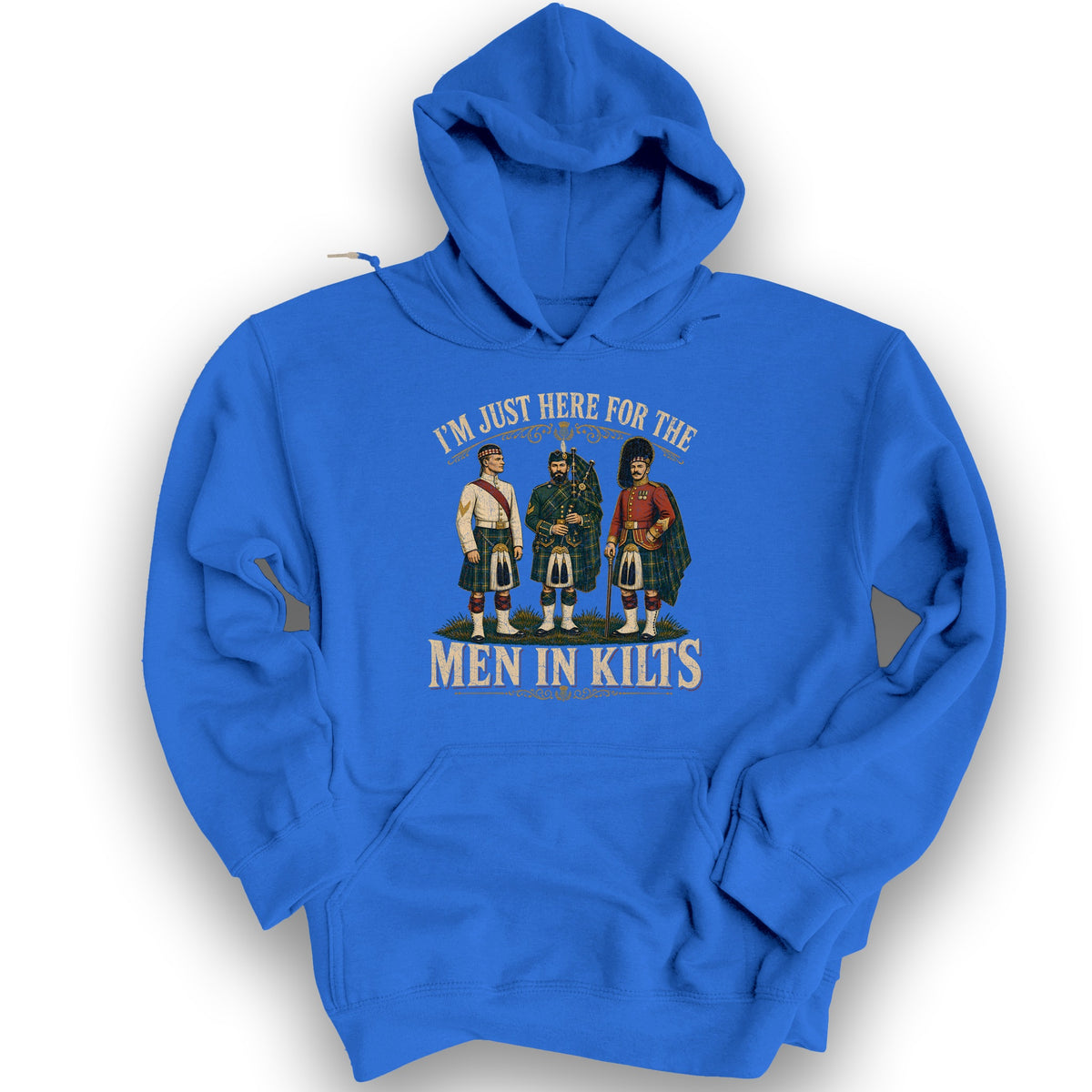 Men In Kilts Trio Hoodie - Royal