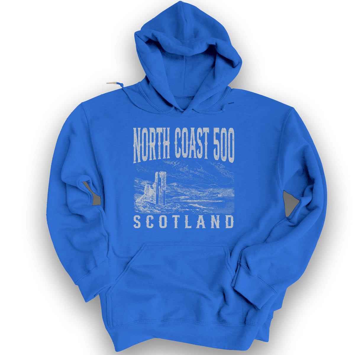 Castleisland Scotland Sketch Hoodie - Royal