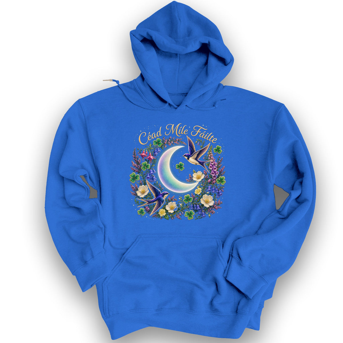 Céad Míle Fáilte Moon Hoodie - Royal