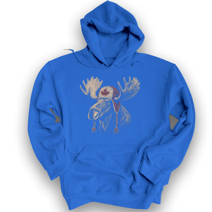 Canada Moose Cap Hoodie - Royal