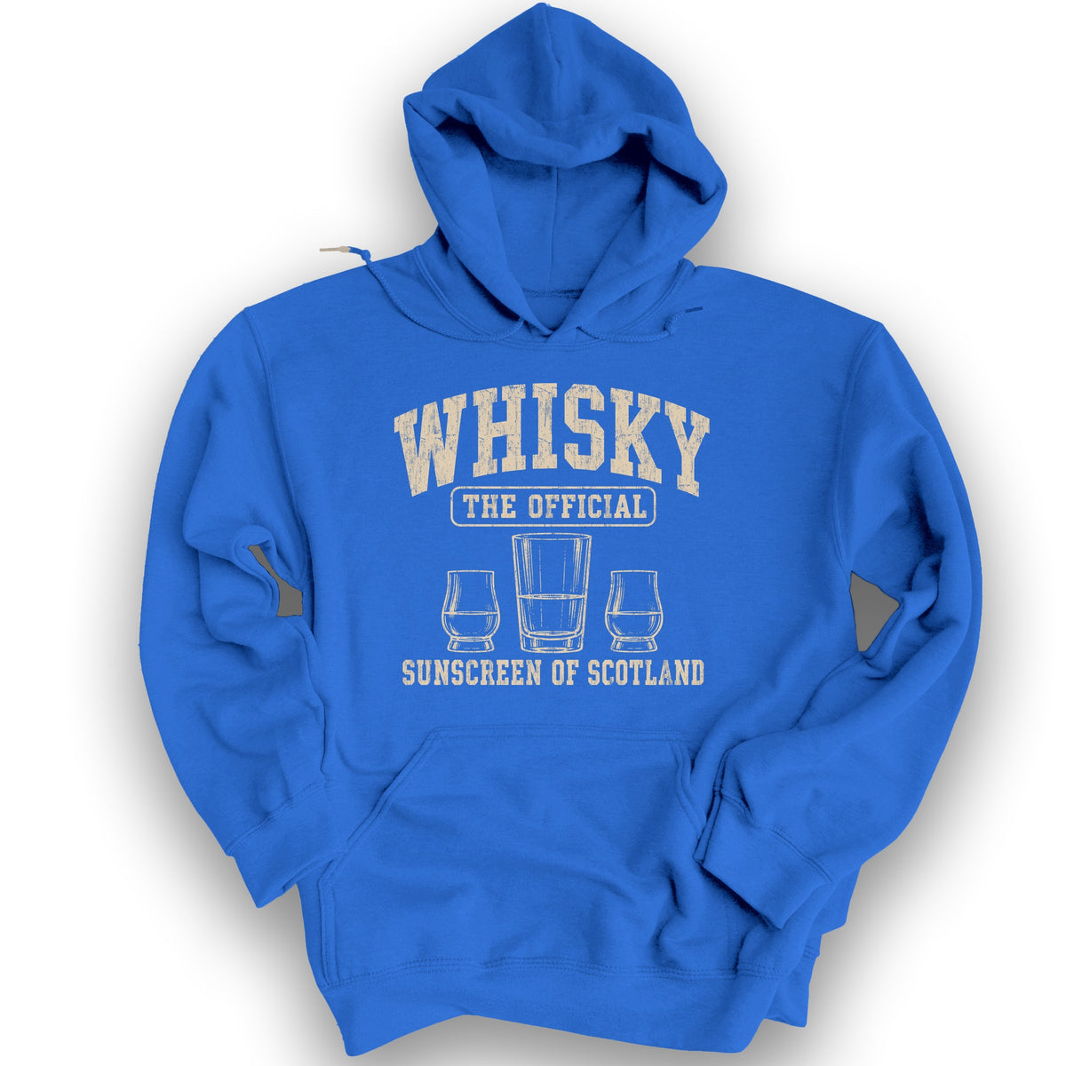 Whisky Scottish Sunscreen Hoodie - Royal