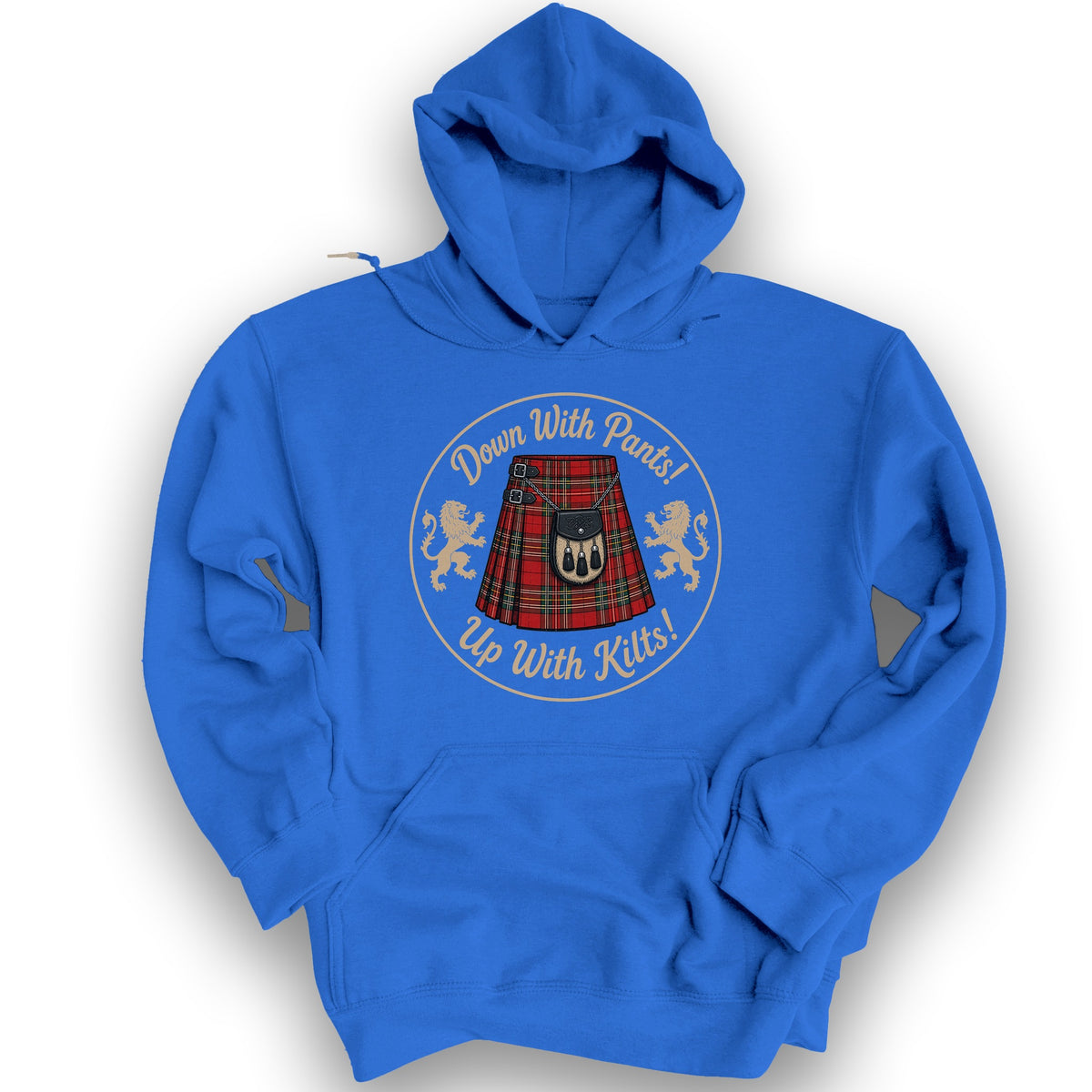 Up With Kilts Hoodie - Royal