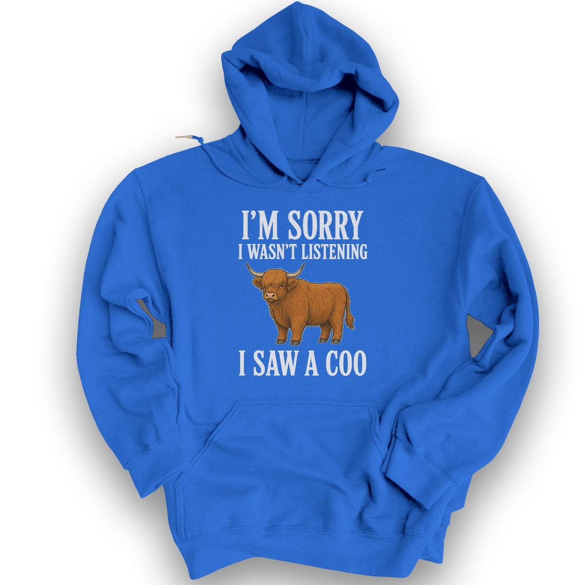 I Saw A Coo Hoodie - Royal