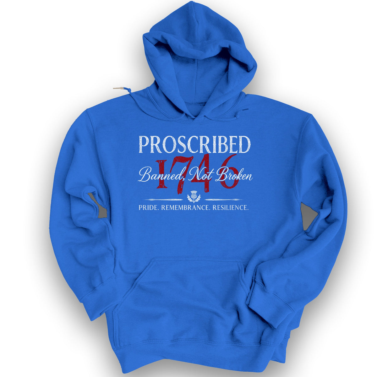 Banned Not Broken Hoodie - Royal