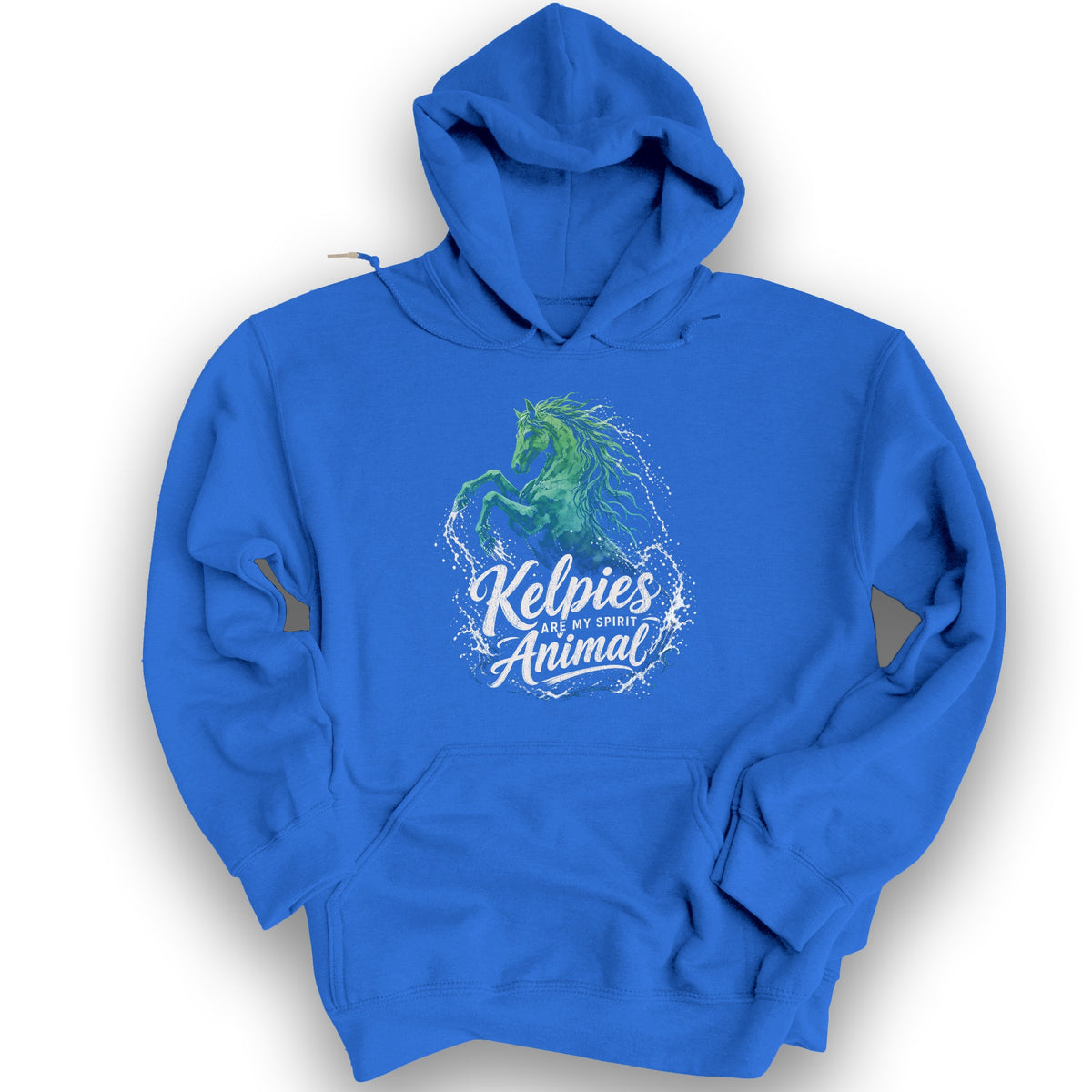 Kelpie Spirit Animal Hoodie - Royal