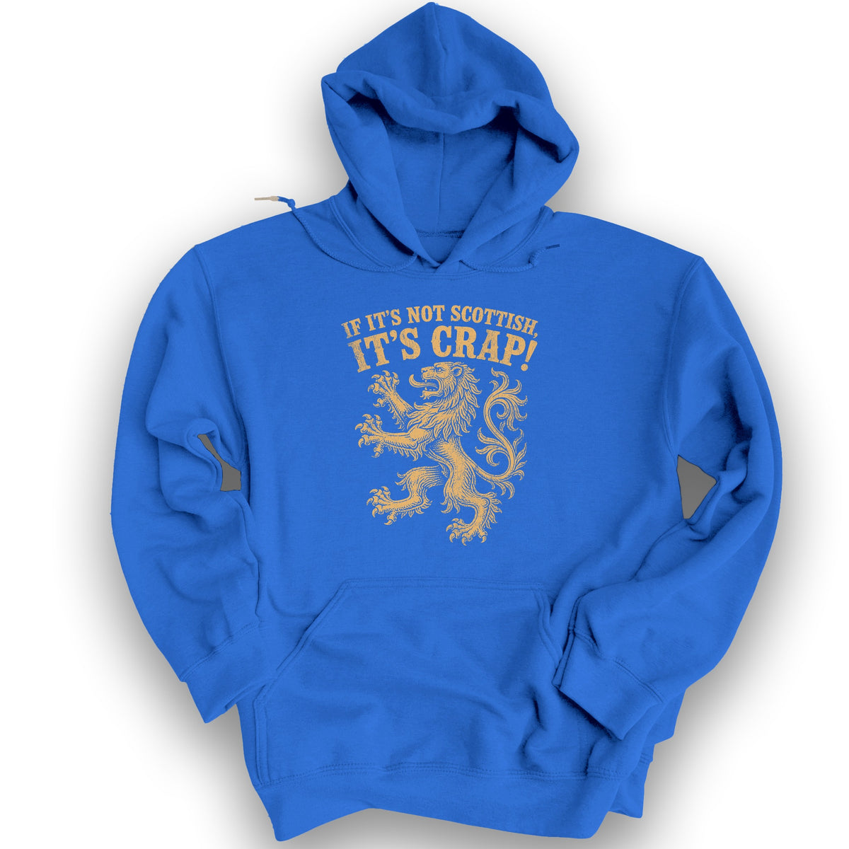 Not Scottish It's Crap Hoodie - Royal