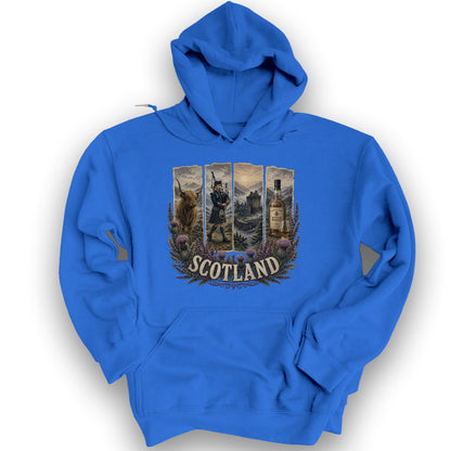 Scotland Panels Hoodie - Royal
