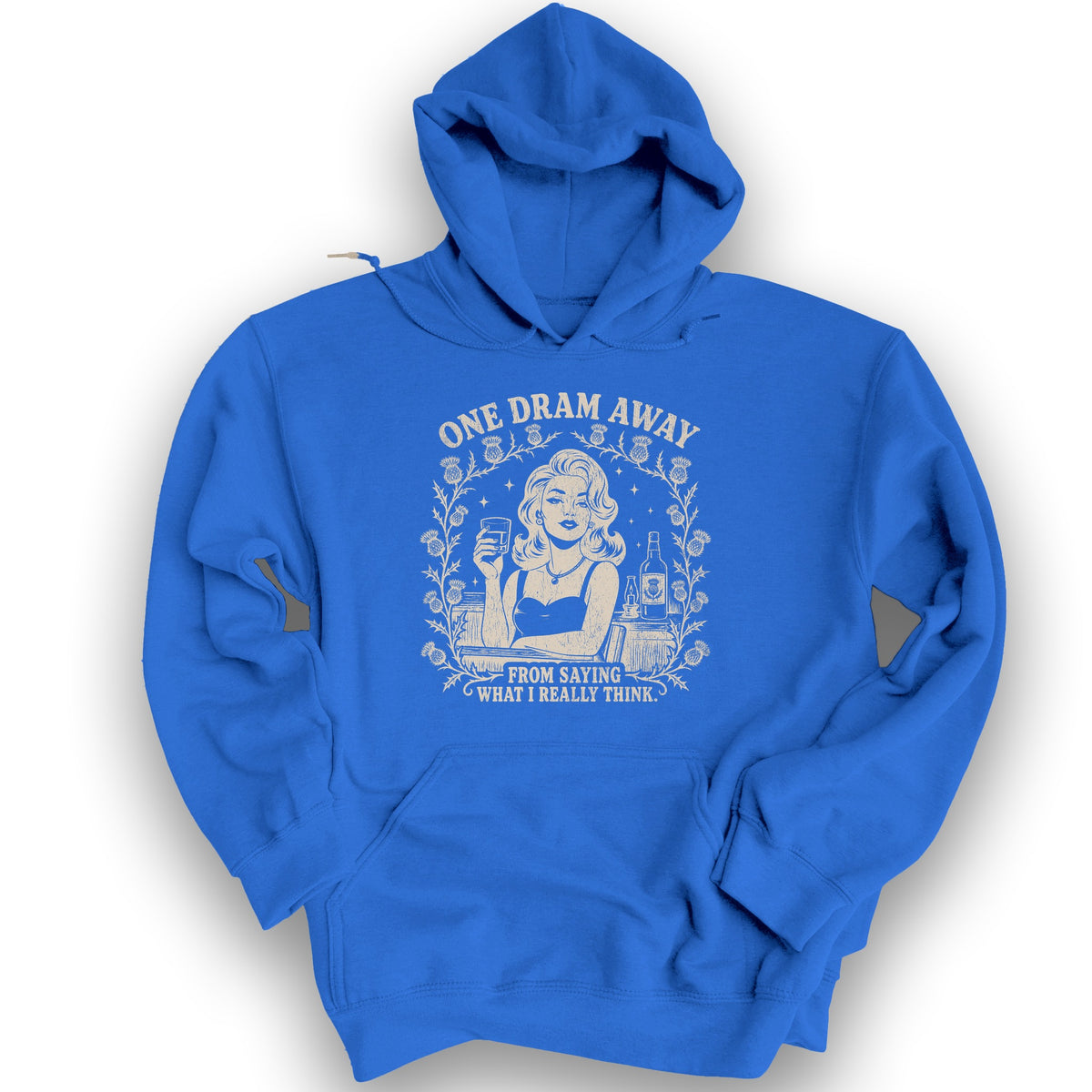 One Dram Away Hoodie - Royal