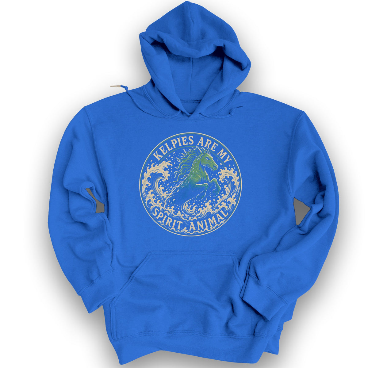 Kelpie Badge Hoodie - Royal