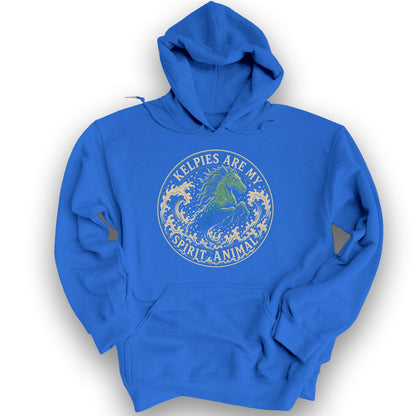 Kelpie Badge Hoodie - Royal