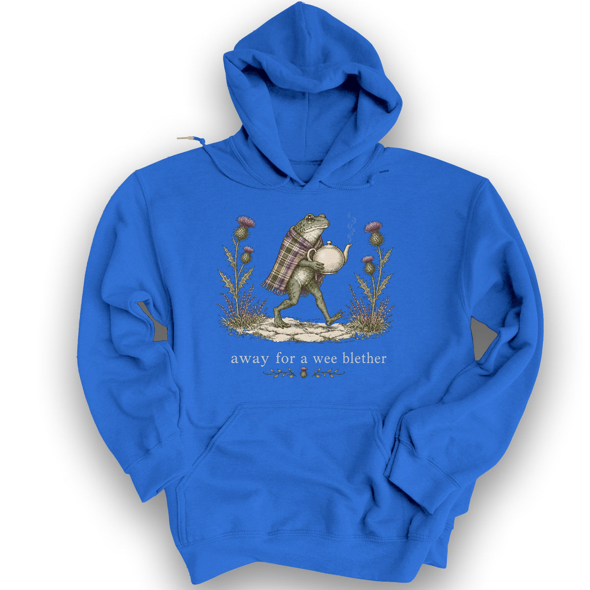 Wee Blether Frog Hoodie - Royal