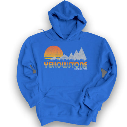 Yellowstone 80's Retro Hoodie - Royal