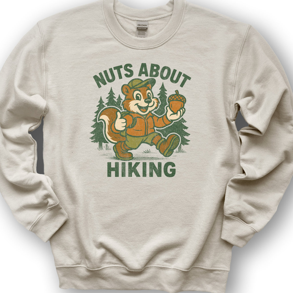 Nuts About Hiking Sweatshirt - Sand