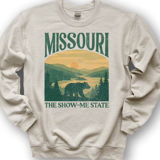 Missouri "Big and Bold" Sweatshirt - Sand