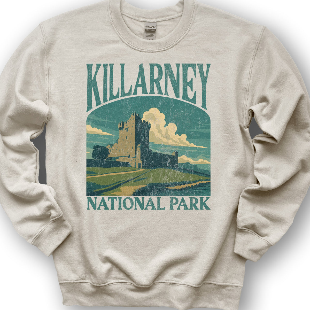 Killarney National Park "Big and Bold" Sweatshirt - Sand