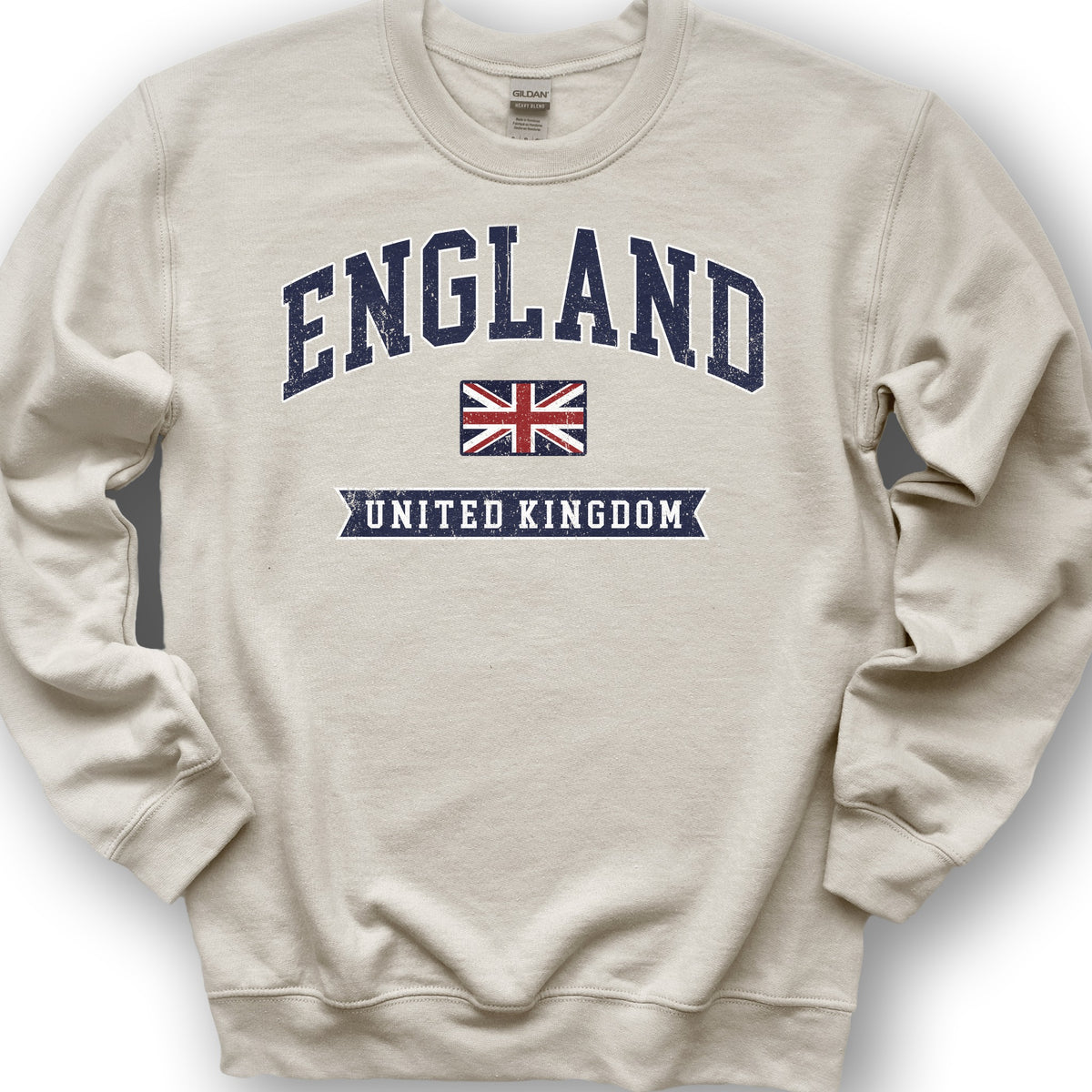 England Varsity Flag Sweatshirt - Sand