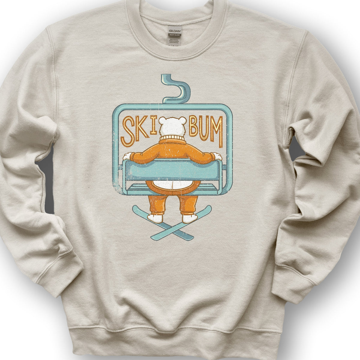 Ski Bum Chairlift Sweatshirt - Sand