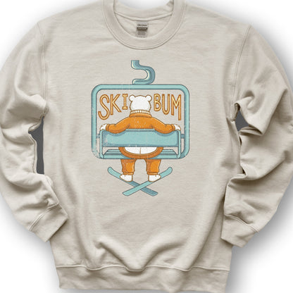 Ski Bum Chairlift Sweatshirt - Sand