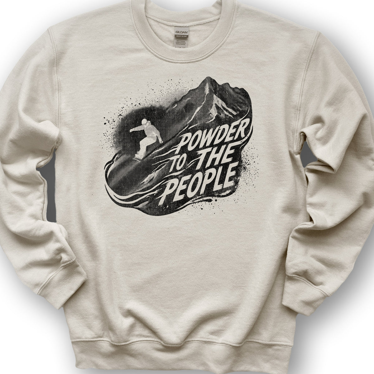 Powder to the People Boarding Sweatshirt - Sand