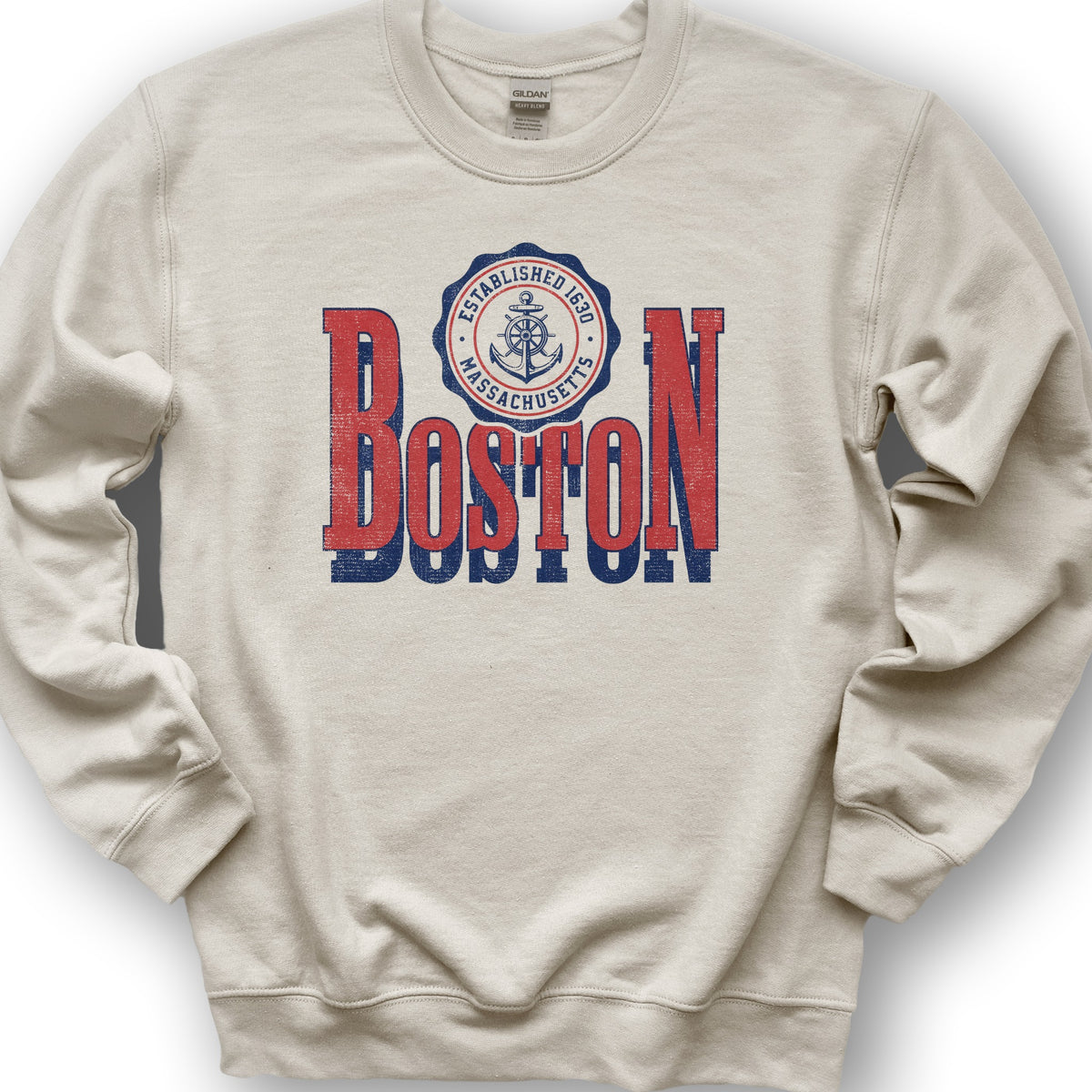 Boston Scoop Sweatshirt - Sand