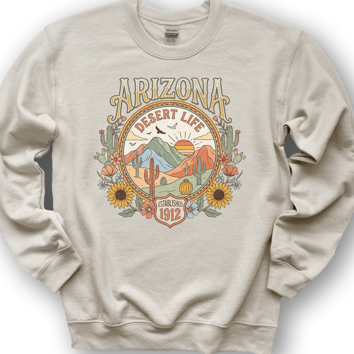 Arizona Desert Life Sweatshirt - Sand