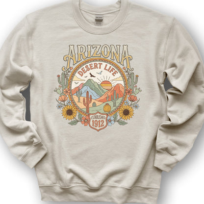 Arizona Desert Life Sweatshirt - Sand