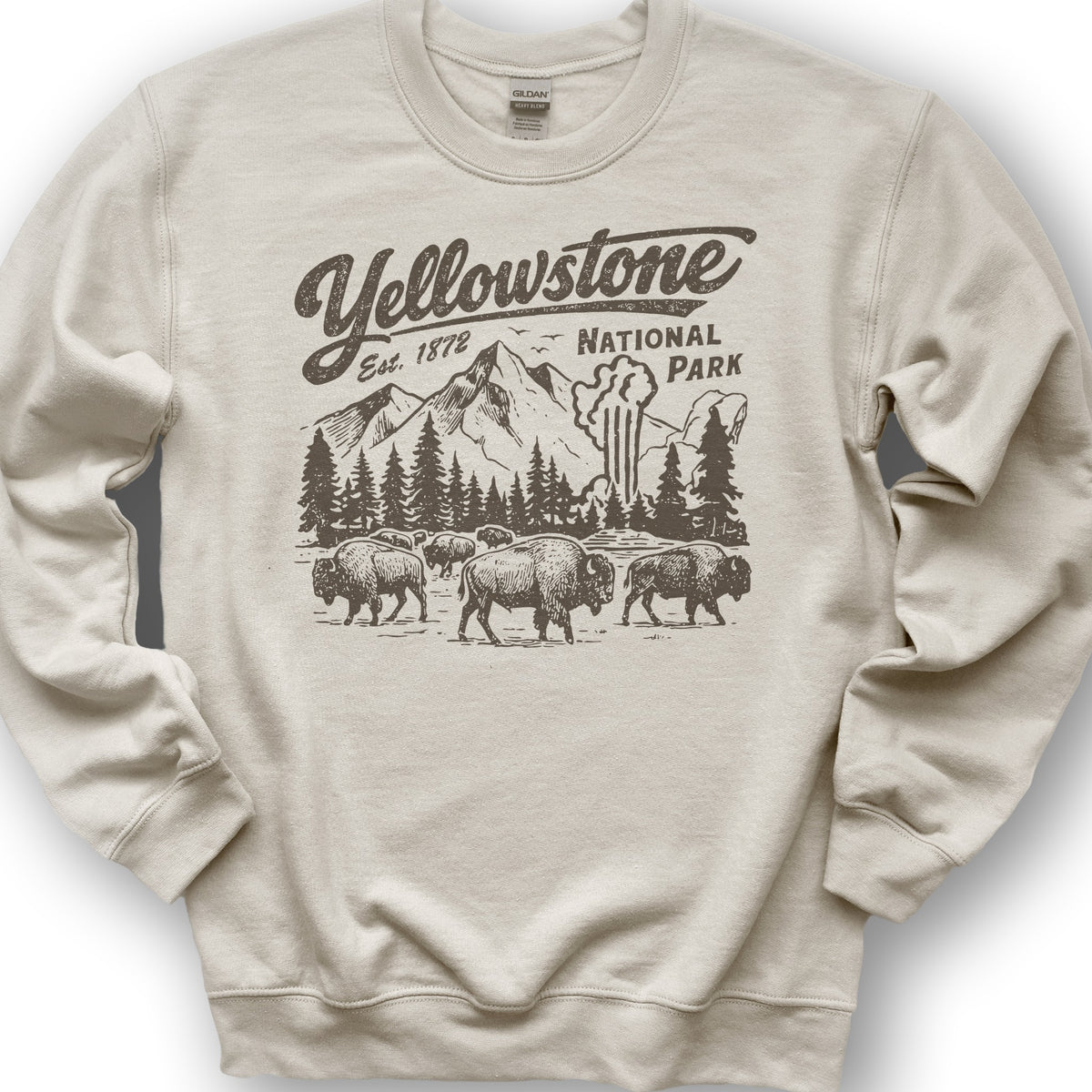 Yellowstone "Vintage Sketch" Sweatshirt - Sand