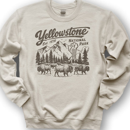 Yellowstone "Vintage Sketch" Sweatshirt - Sand