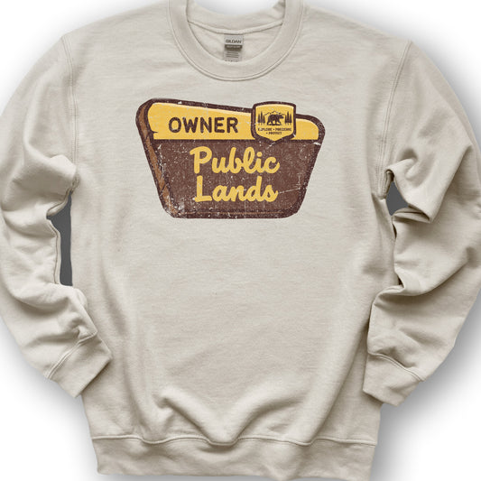 Public Lands Owner Sweatshirt - Sand