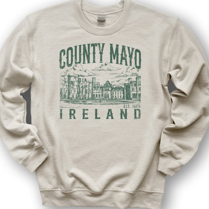 County Mayo Ireland Sweatshirt - Sand