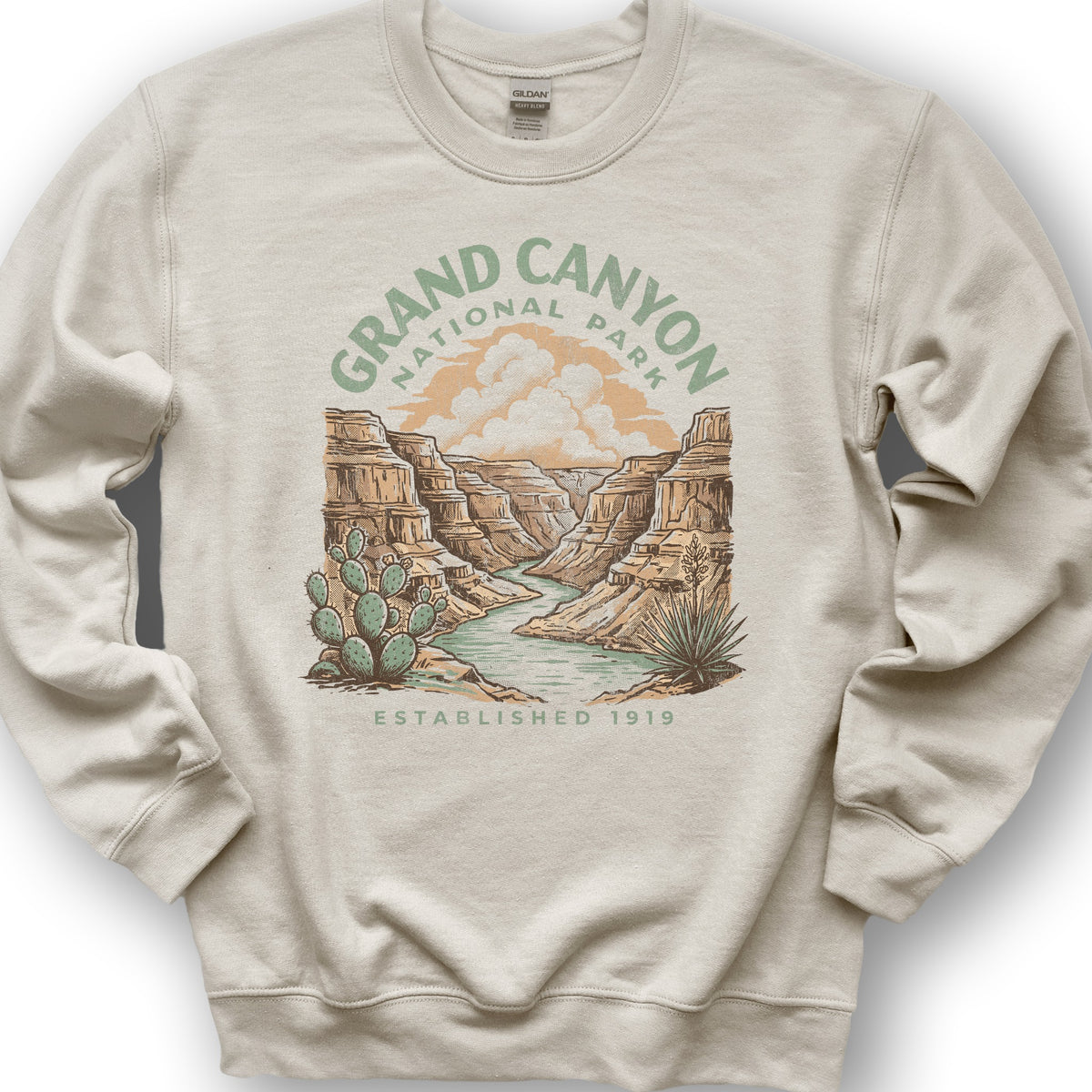 Grand Canyon Colorado River Sweatshirt - Sand