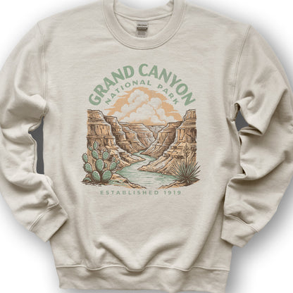 Grand Canyon Colorado River Sweatshirt - Sand