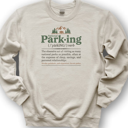 National Parking Sweatshirt - Sand