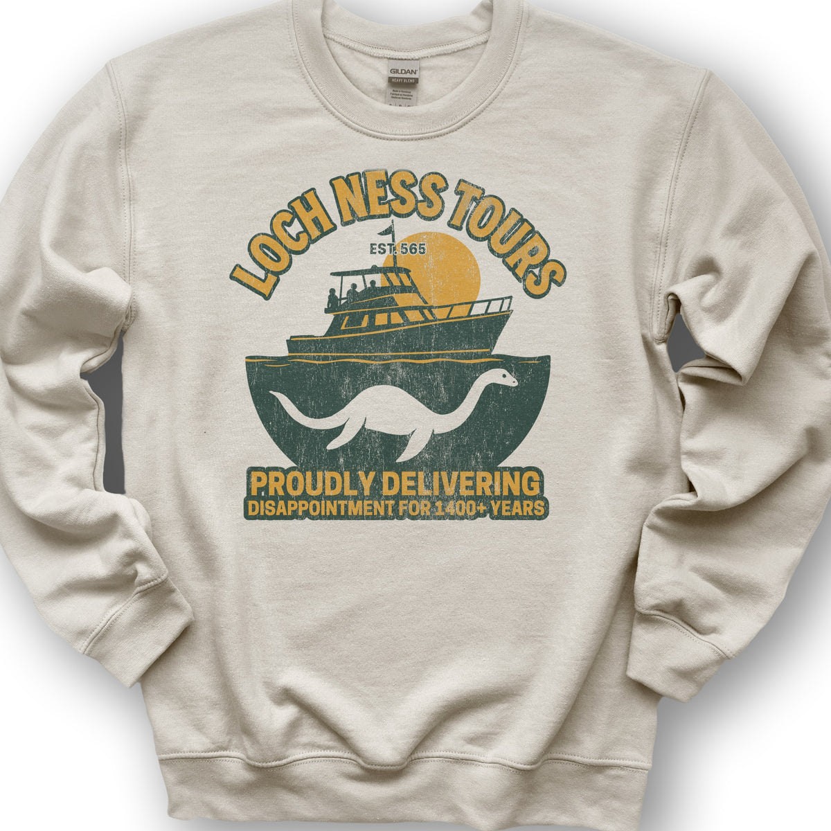 Loch Ness Tours Sweatshirt - Sand