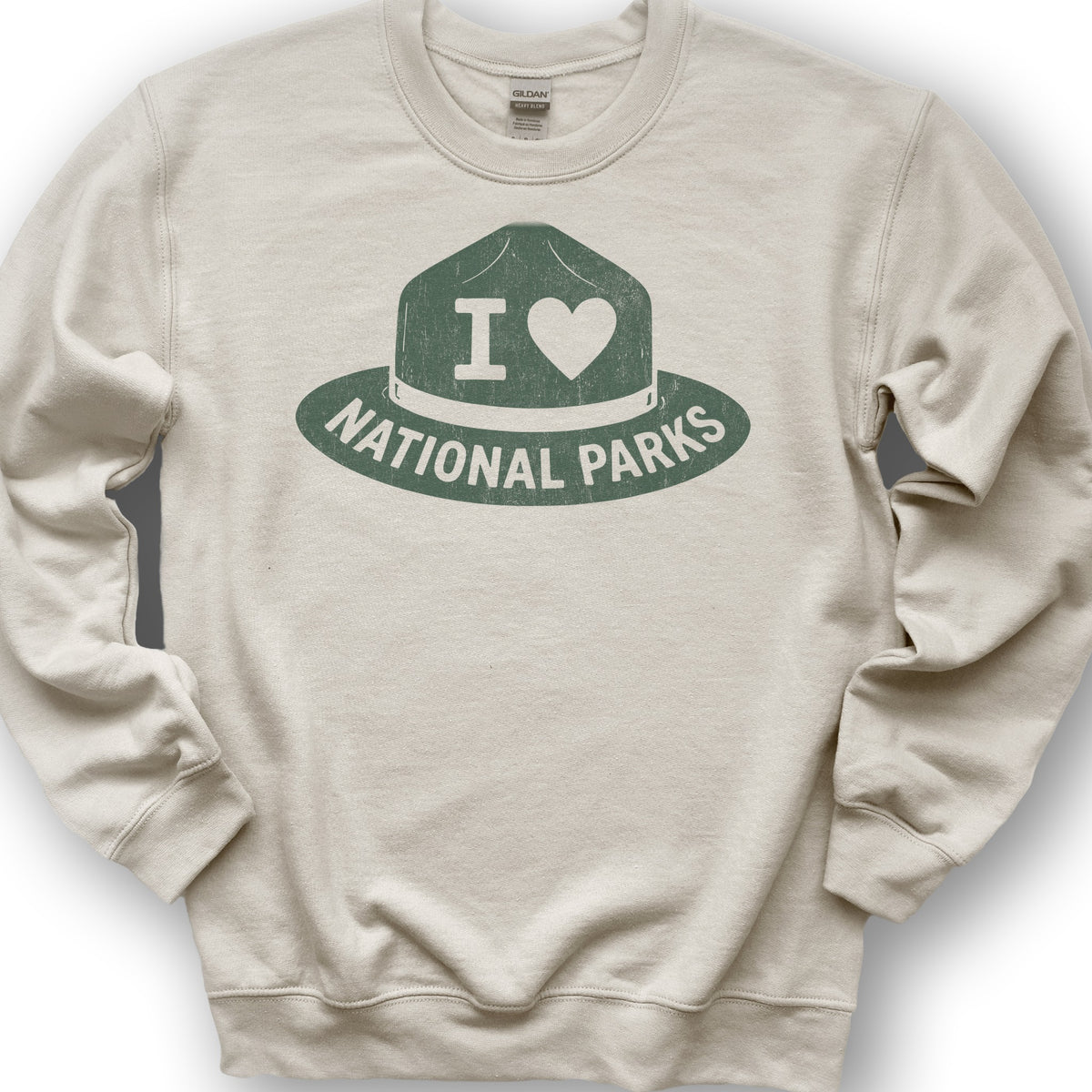 Parks Ranger Hat Sweatshirt - Sand