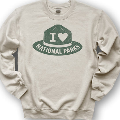 Parks Ranger Hat Sweatshirt - Sand