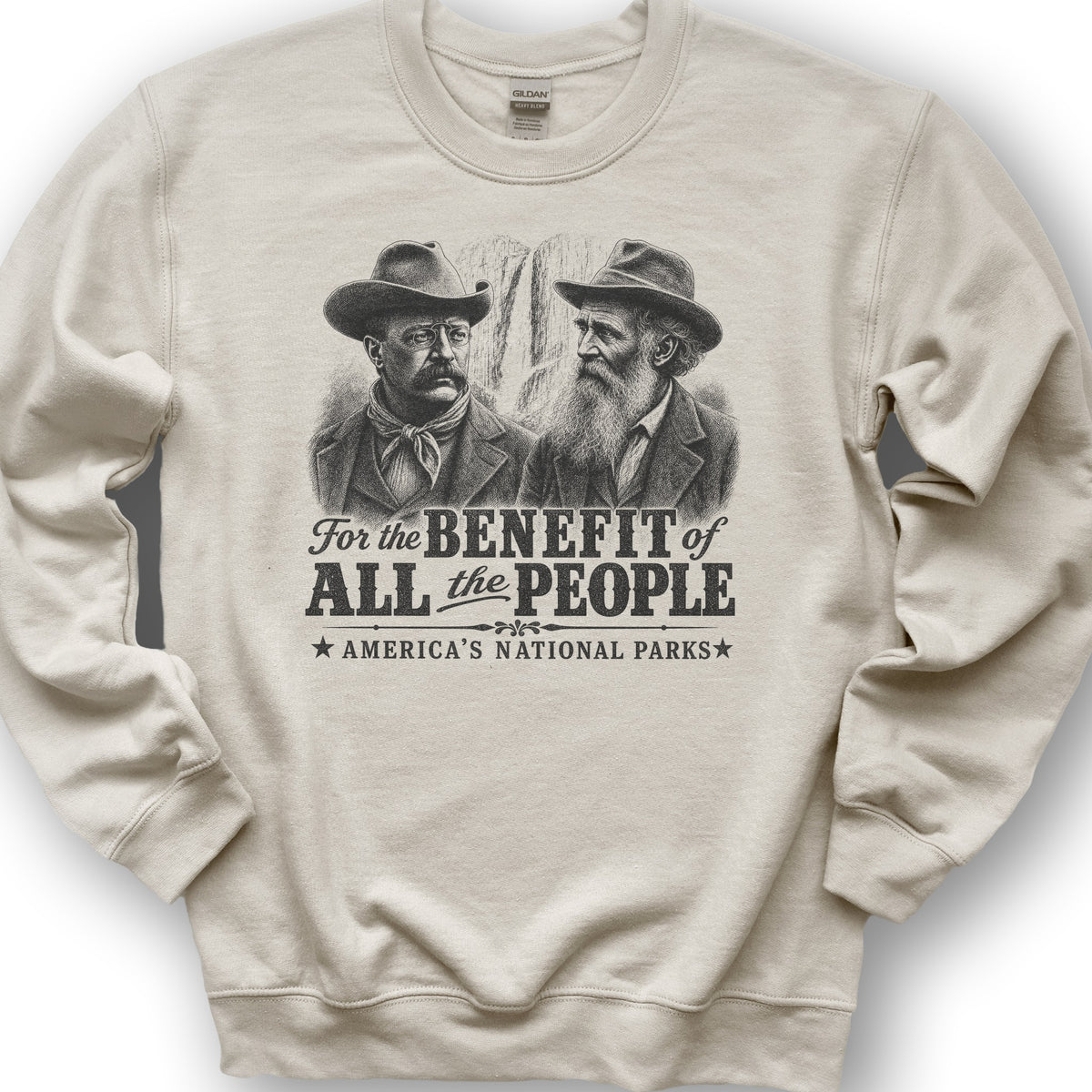 Roosevelt and Muir Sweatshirt - Sand
