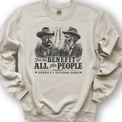 Roosevelt and Muir Sweatshirt - Sand
